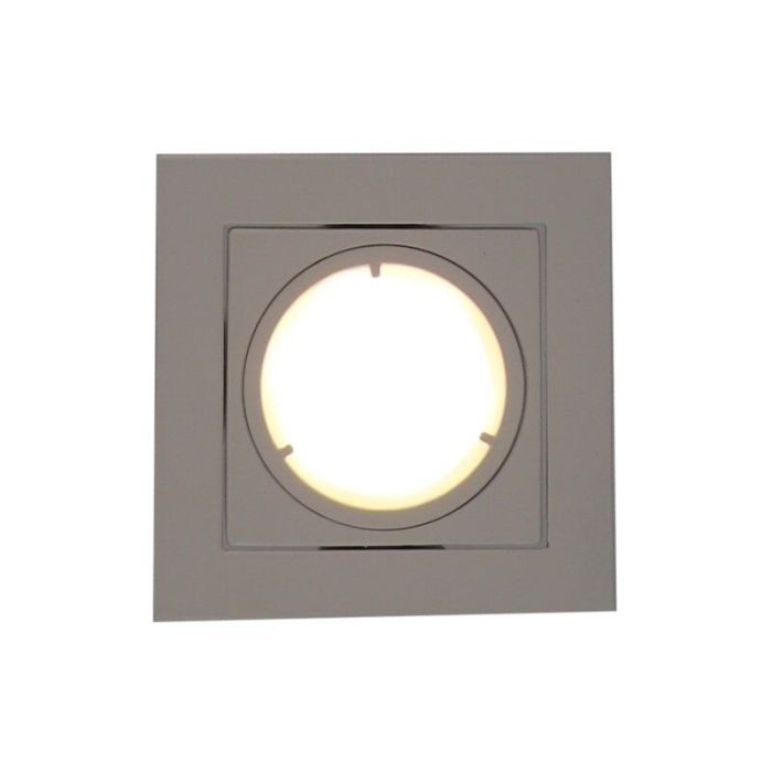 Spot encastré blanc en métal, Filo