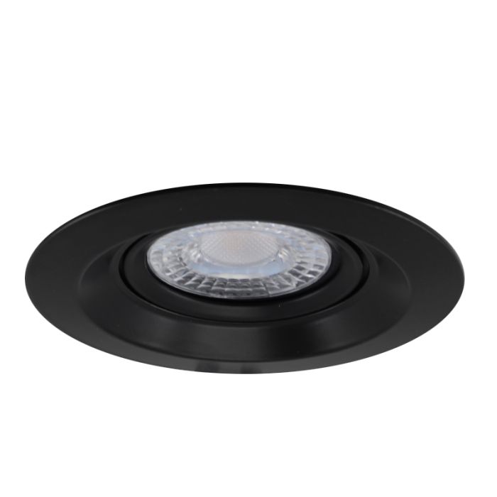 Spot encastré noir en aluminium, Sefer