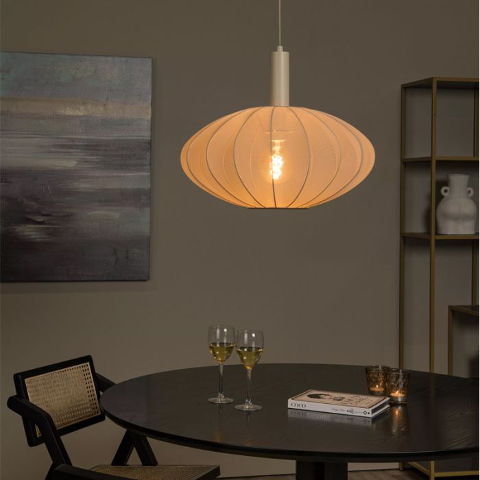 Suspension moderne beige, Corina