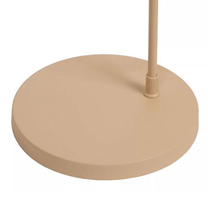 Lampadaire moderne beige, Corina, avec interrupteur