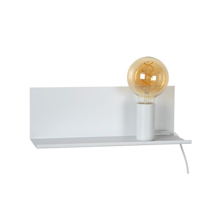 Applique murale moderne blanche, Sebo, avec interrupteur