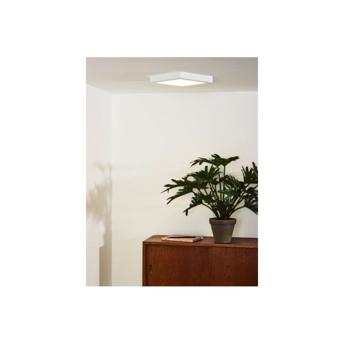 Lampe plafond moderne blanche, Tendo, 18W, 3000K LED