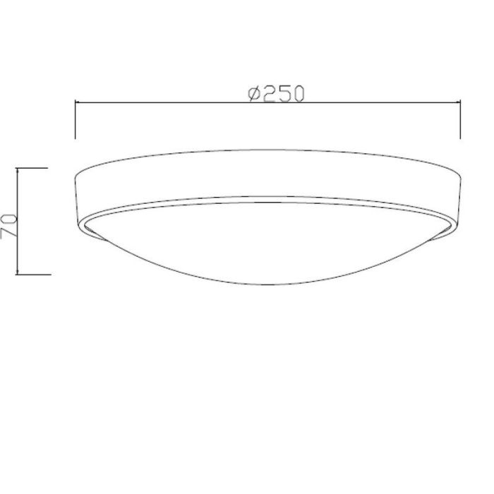 Lampe plafond moderne blanche, Lex