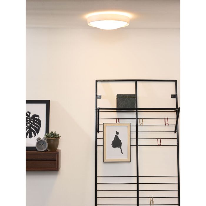 Lampe plafond moderne blanche, Lex