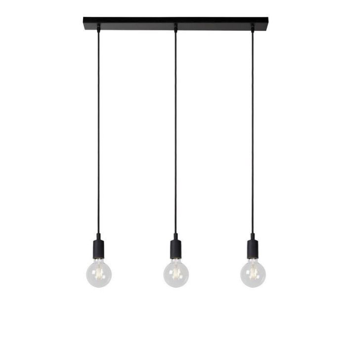 Suspension moderne noire, Fix