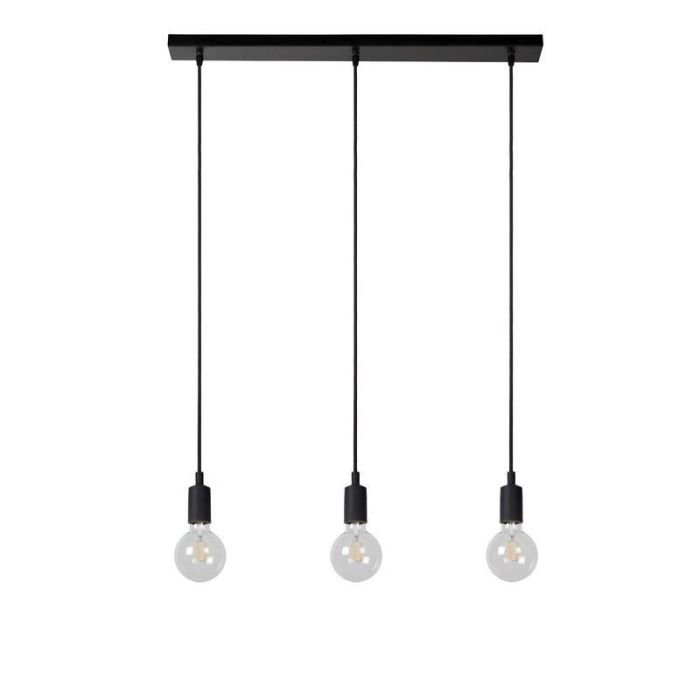 Suspension moderne noire, Fix