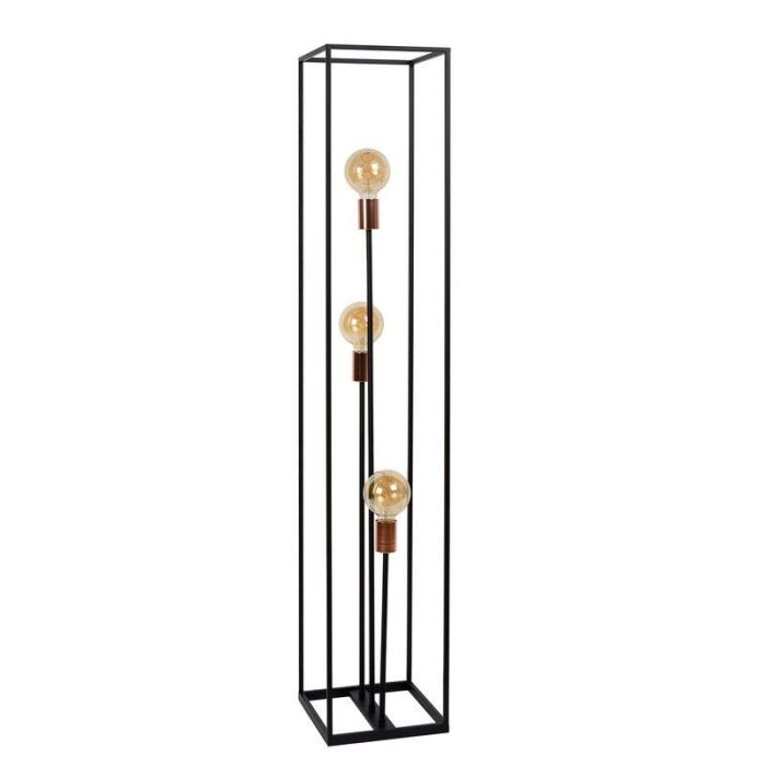Lampadaire moderne cuivre, Arthur, avec interrupteur