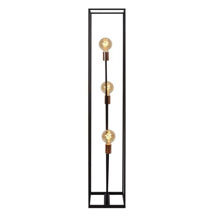 Lampadaire moderne cuivre, Arthur, avec interrupteur