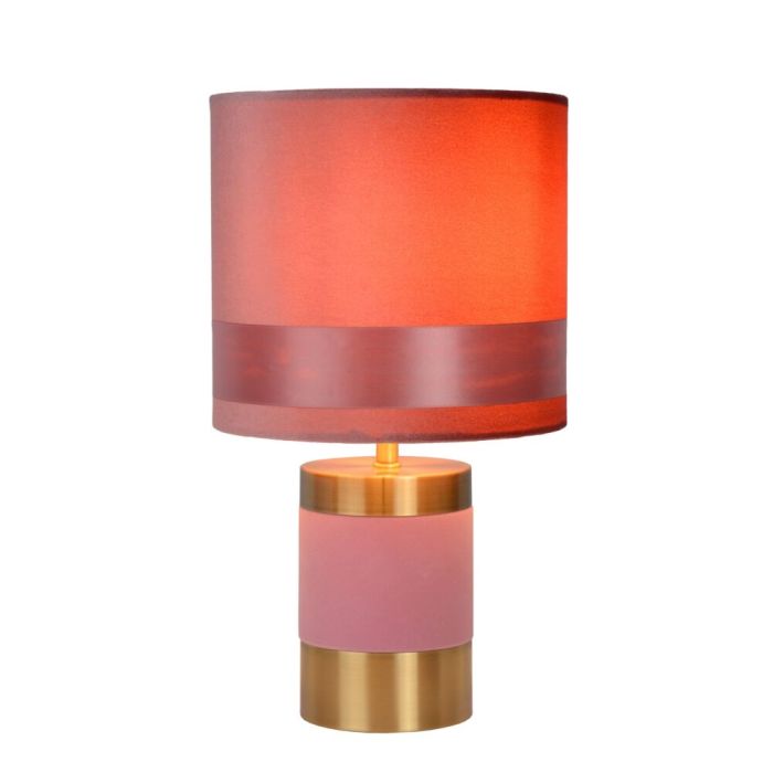 Lampe de table rétro dorée, Extravaganza Frizzle, avec interrupteur