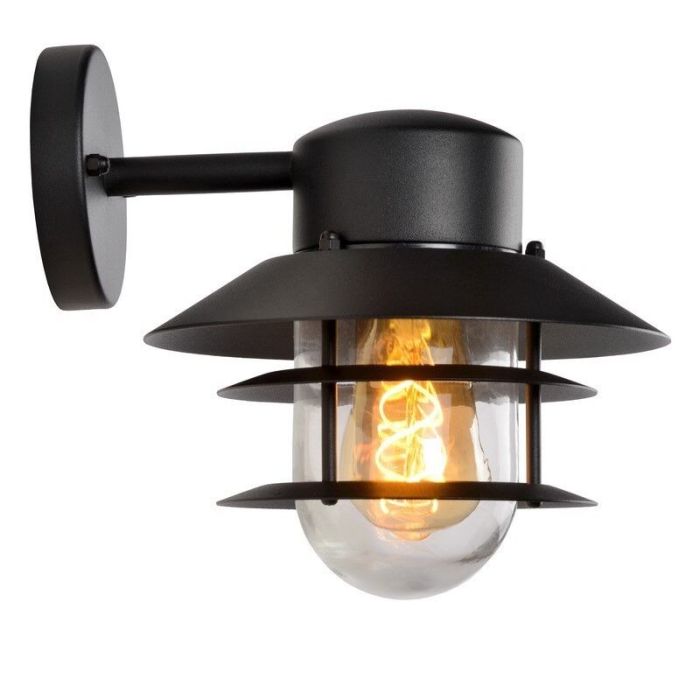 Luminaire extérieur moderne noire, Zico, IP44