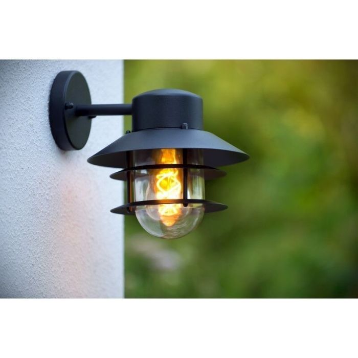 Luminaire extérieur moderne noire, Zico, IP44