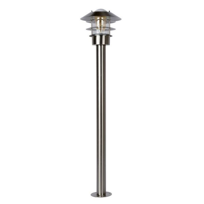 Candélabre extérieur moderne chromé, Zico, IP44