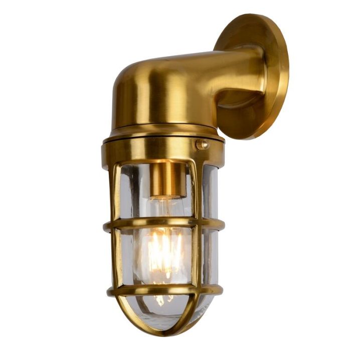 Luminaire extérieur rétro dorée, Dudley, IP44