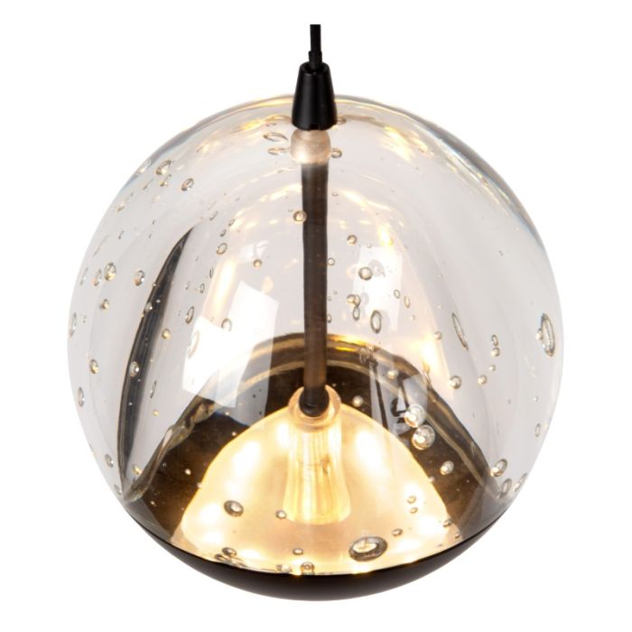 Suspension moderne noire, Sentubal, 5,2W, 2700K LED