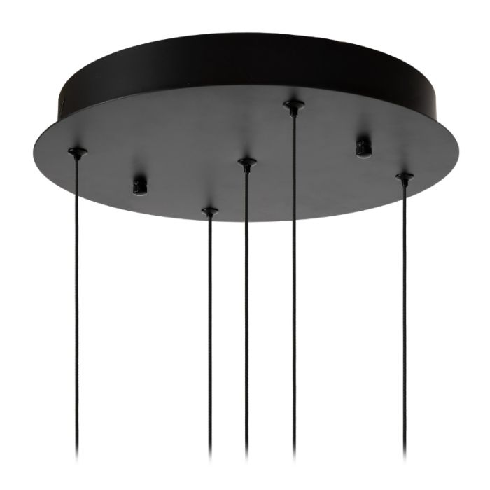 Suspension moderne noire, Sentubal, 5,2W, 2700K LED