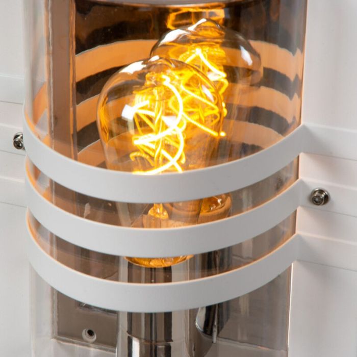 Luminaire extérieur moderne blanc, Privas, IP44