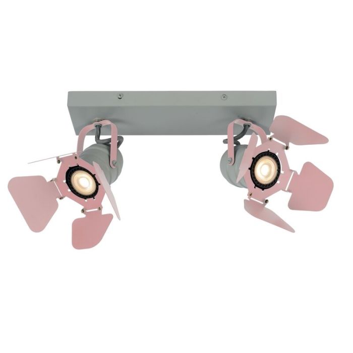 Spot plafond pour enfants moderne gris, Picto