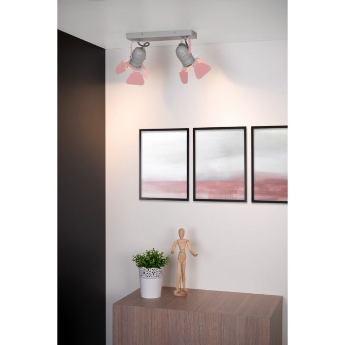 Spot plafond pour enfants moderne gris, Picto