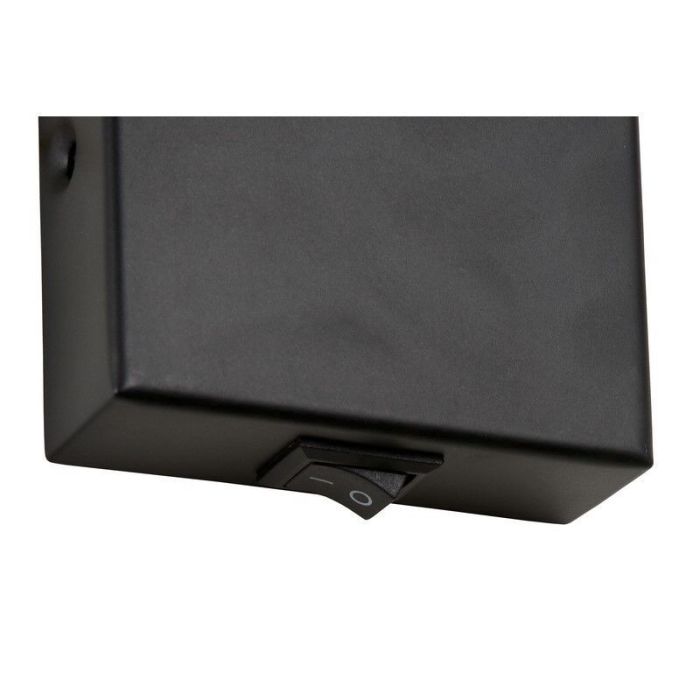 Applique murale moderne noire, Buddy, 3W, 4000K LED, avec interrupteur