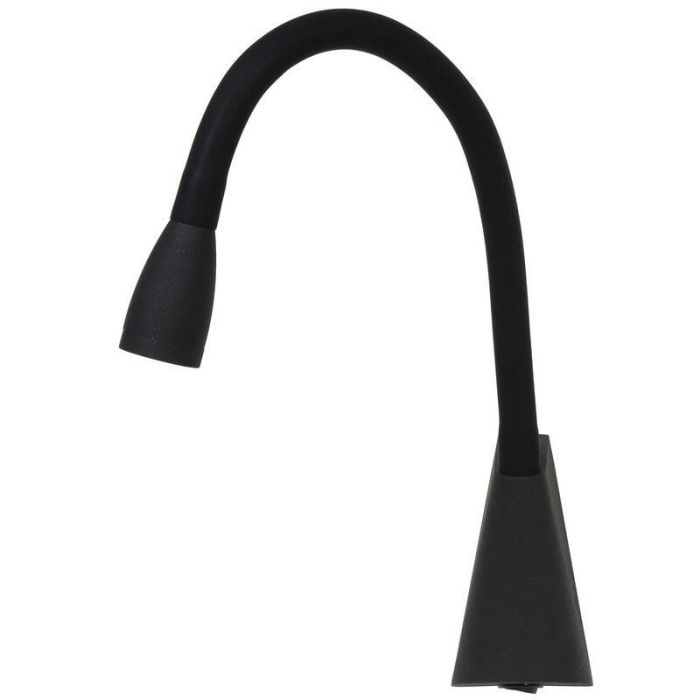 Applique murale moderne noire, Galen, 3W, 3000K LED, avec interrupteur