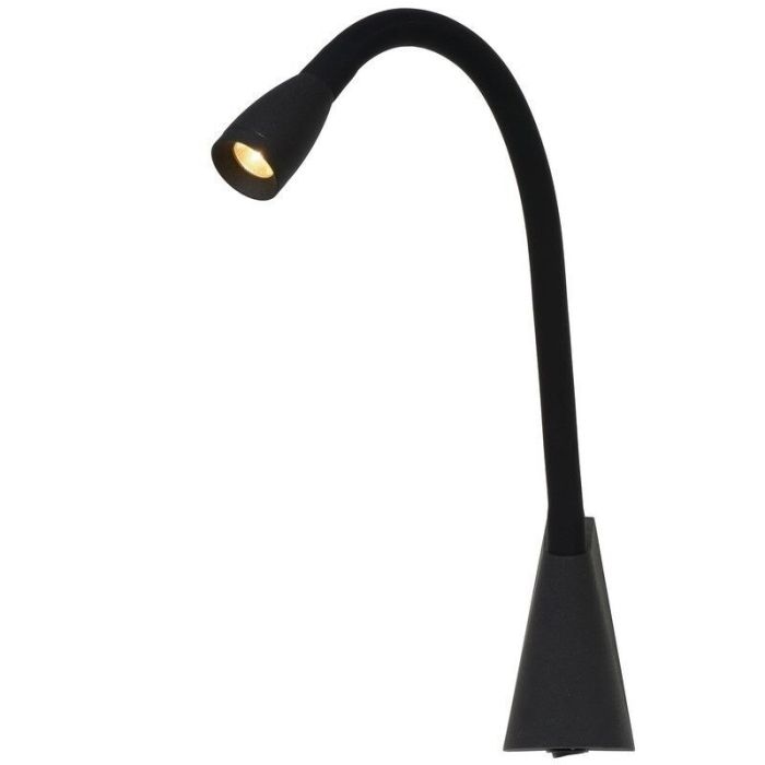 Applique murale moderne noire, Galen, 3W, 3000K LED, avec interrupteur