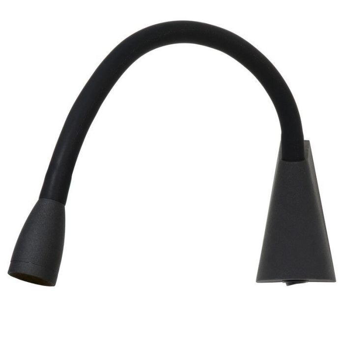 Applique murale moderne noire, Galen, 3W, 3000K LED, avec interrupteur