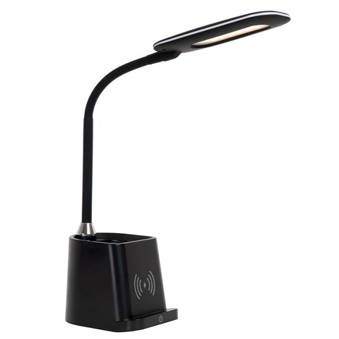 Lampe de bureau moderne noire, Penny, 4,7W, 3000K LED, avec interrupteur