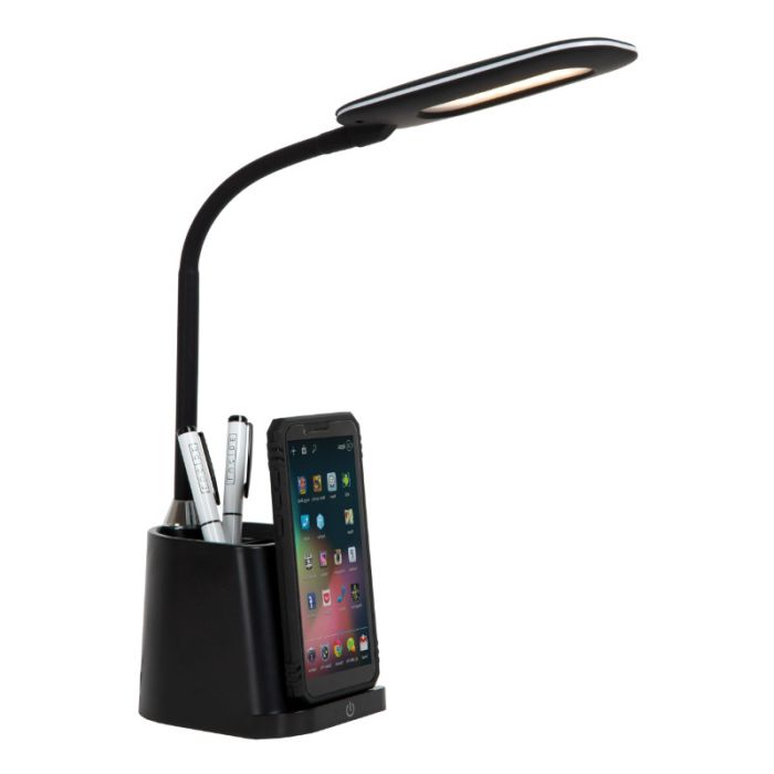 Lampe de bureau moderne noire, Penny, 4,7W, 3000K LED, avec interrupteur