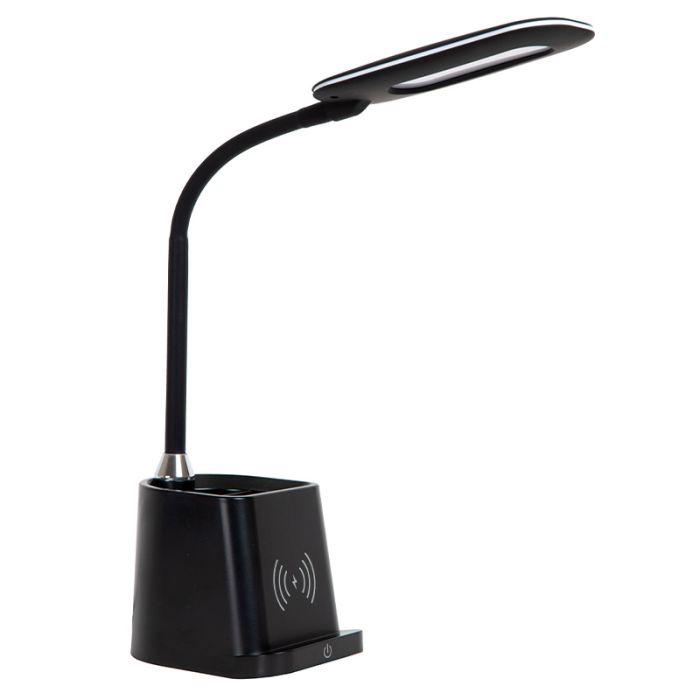 Lampe de bureau moderne noire, Penny, 4,7W, 3000K LED, avec interrupteur
