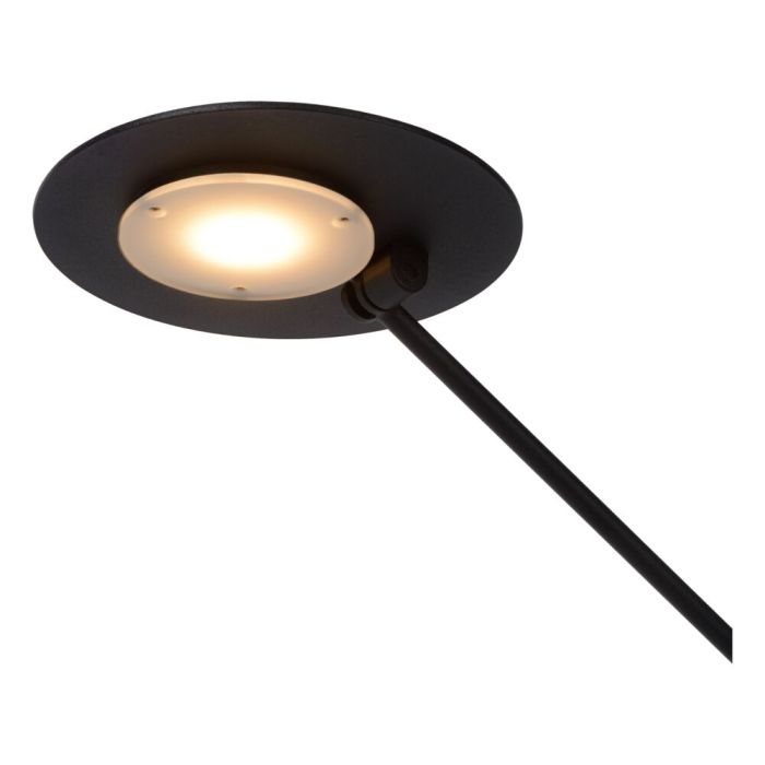 Lampe de bureau moderne noire, Anselmo, 9W, 3000K LED, avec variateur tactile
