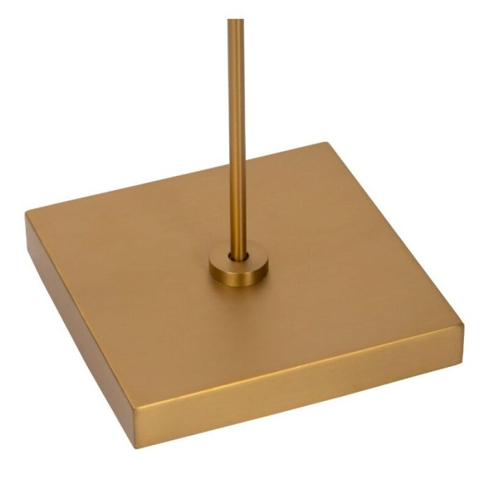 Lampadaire liseuse moderne laiton, Aaron, 12W, 2700K LED, avec variateur tactile