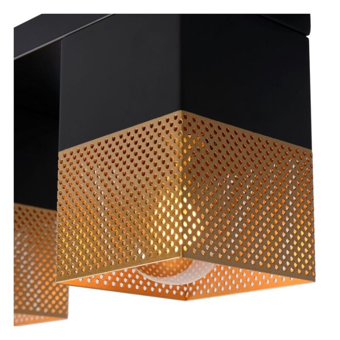 Lampe plafond moderne dorée, Renate