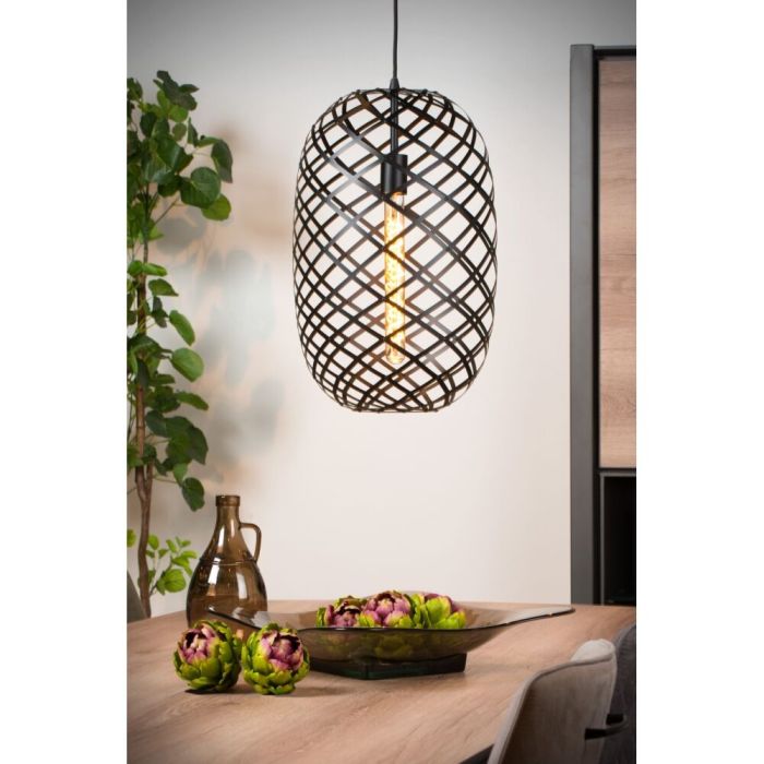 Suspension moderne noire, Wolfram