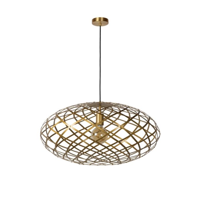 Suspension moderne dorée, Wolfram