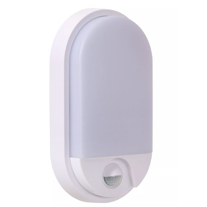 Applique salle de bain moderne blanche, Hups Ir, 10W, 3000K LED, IP54