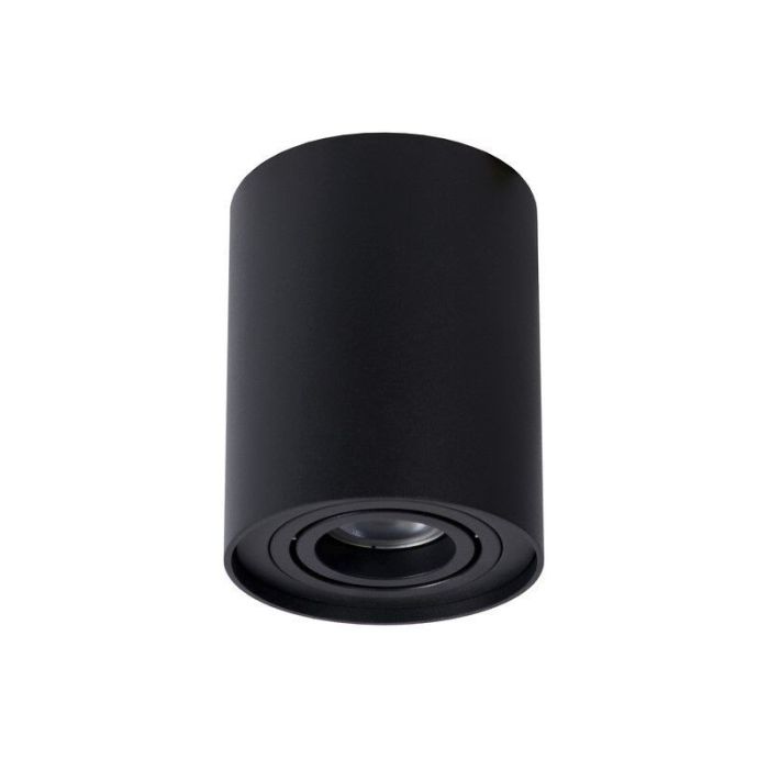 Spot plafond moderne noir, Tube