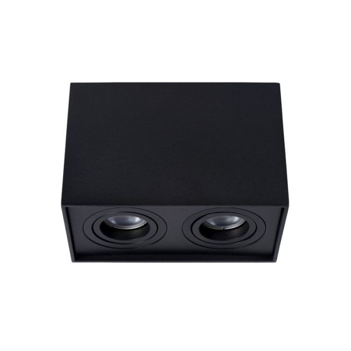 Spot plafond moderne noir, Tube