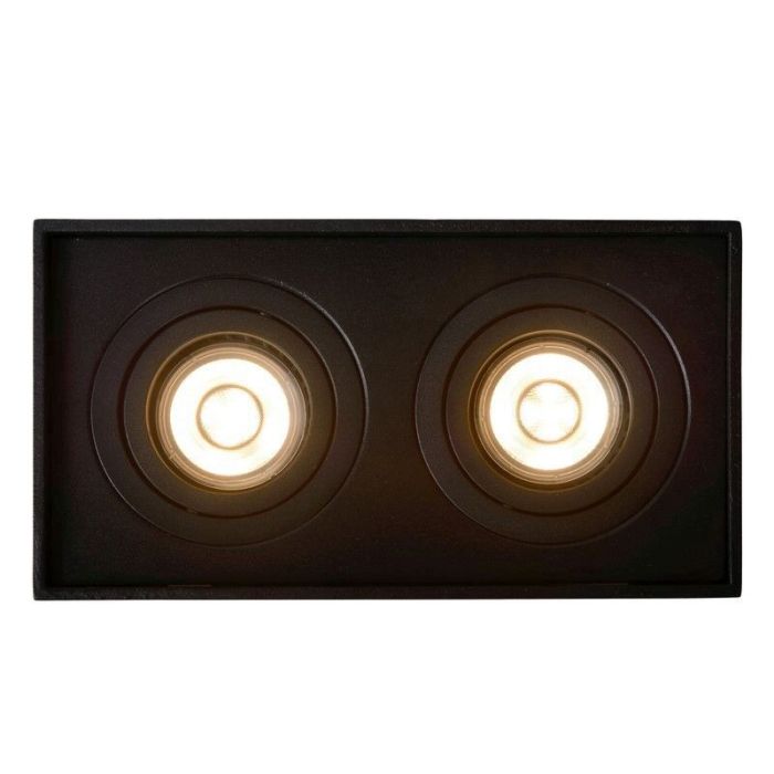 Spot plafond moderne noir, Tube