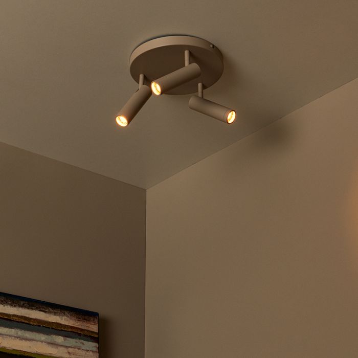 Spot plafond moderne taupe, Grado