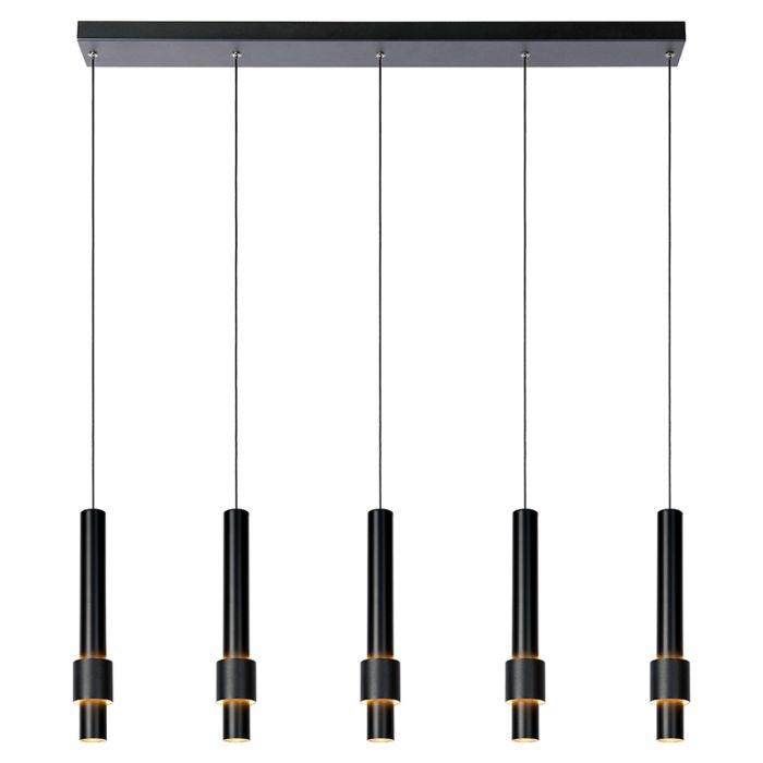 Suspension moderne noire, Margary, 4,2W, 2700K LED