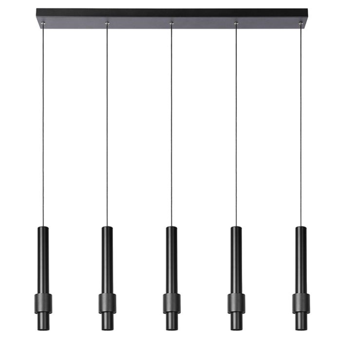 Suspension moderne noire, Margary, 4,2W, 2700K LED