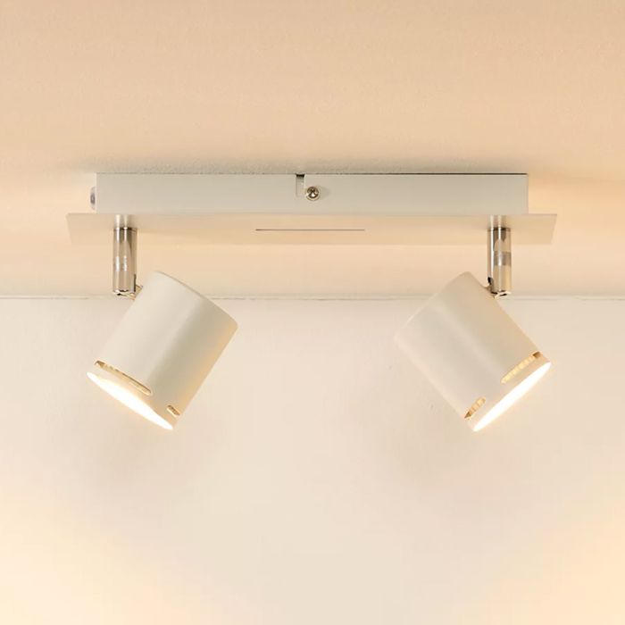Spot plafond moderne blanc, Rilou