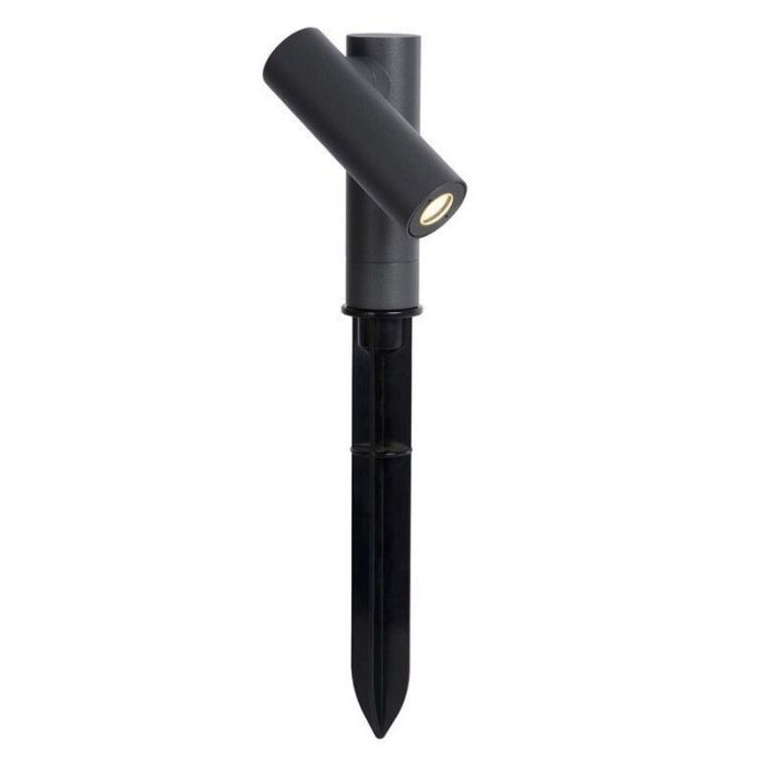 Spot à piquer extérieur moderne anthracite, Tatum, 4,5W, 3000K LED, IP65