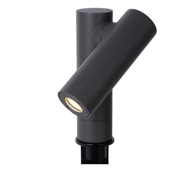 Spot à piquer extérieur moderne anthracite, Tatum, 4,5W, 3000K LED, IP65