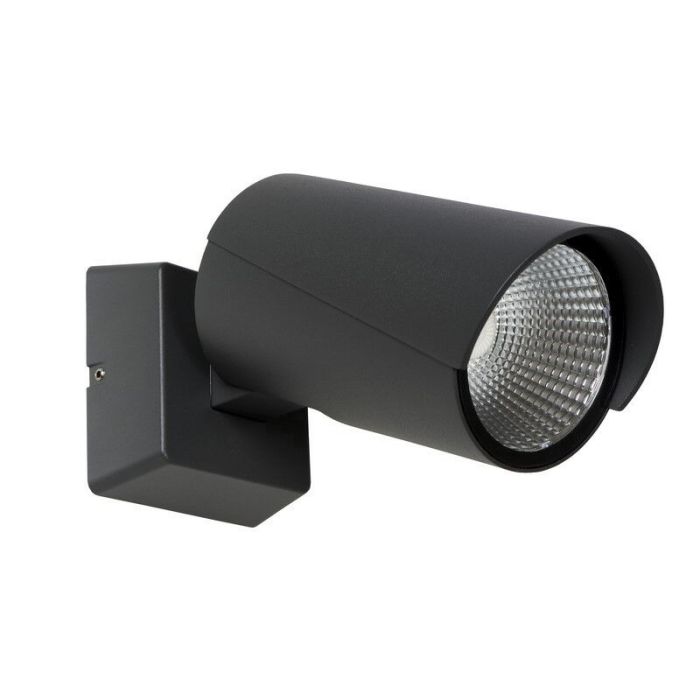 Luminaire extérieur moderne anthracite, Manal, 12W, 3000K LED, IP65