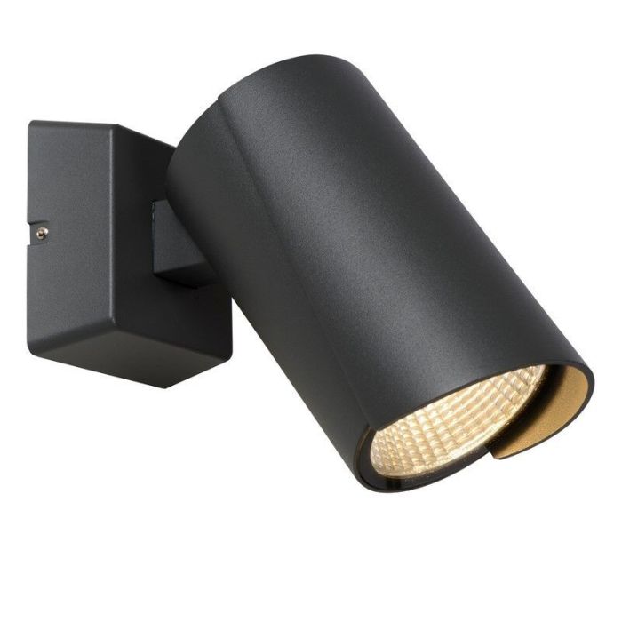 Luminaire extérieur moderne anthracite, Manal, 12W, 3000K LED, IP65