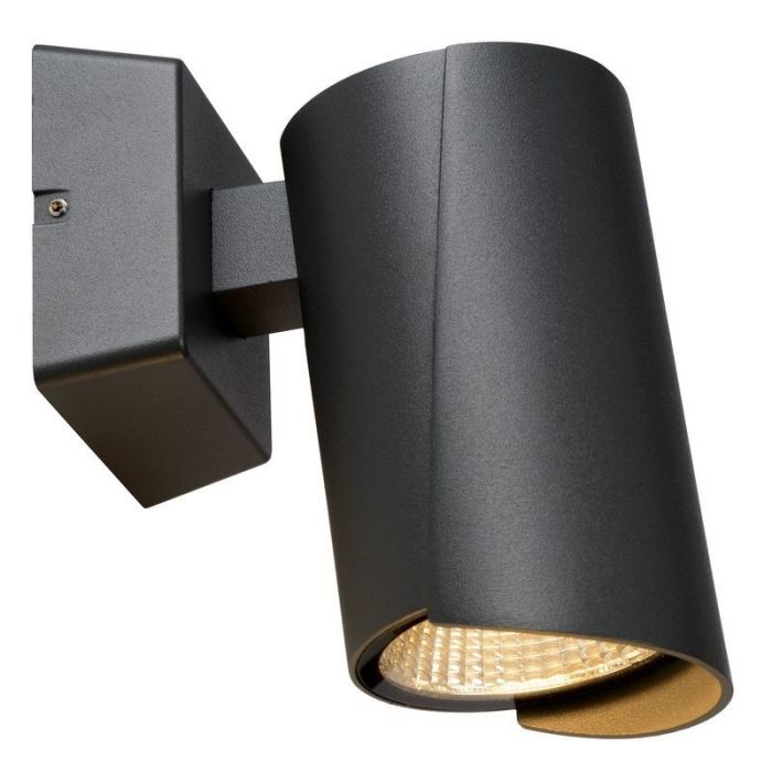 Luminaire extérieur moderne anthracite, Manal, 12W, 3000K LED, IP65