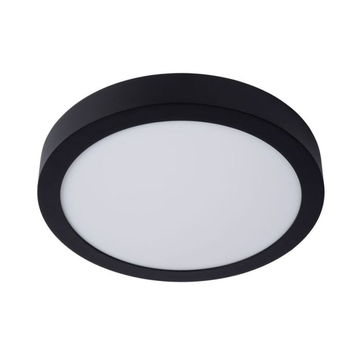 Lampe plafond moderne noire, Brice, 30W, 3000K LED, IP44