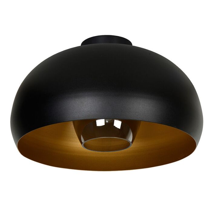 Lampe plafond rétro grise, Sharan