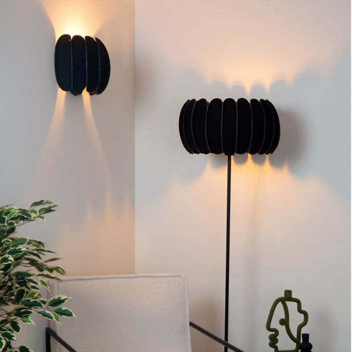 Applique murale moderne noire, Spencer